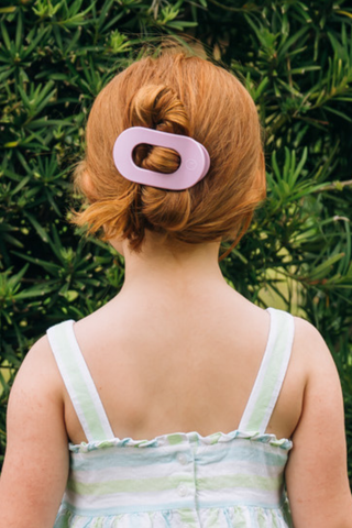 Springtime Sparkle Small Round Flat Hair Clip