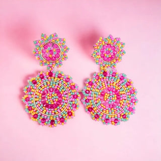 "Treasure Jewels" Miranda Confetti Beaded Earrings