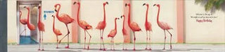 Flamingo Bathroom Break| Birthday Greeting Card