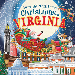 " 'Twas the Night Before Christmas in Virginia" Hardcover Book