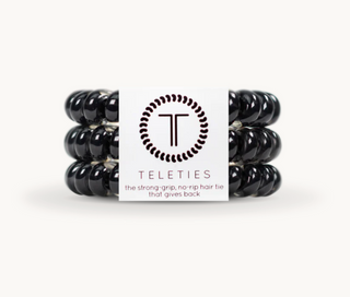 Jet Black Large Hair Ties