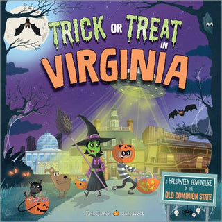 "Trick or Treat in Virginia" Hardcover Book